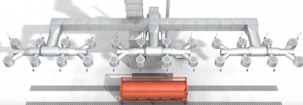 Boymix fabrika toz toplama ve havalandırma sistemleri